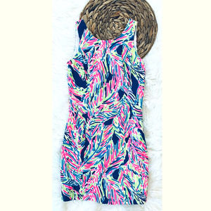Lilly Pulitzer Cathy Shift Dress 0 Indigo Palm